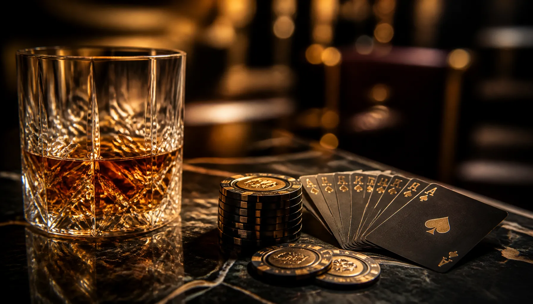 Close-up of gleaming gold coins scattered on deep emerald velvet surface with dramatic cinematic lighting